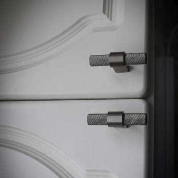 Knop T Helix - Rustfrit Stål Finish