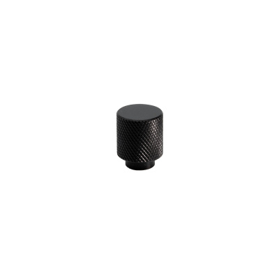 Knop Helix - 20mm - Mat Sort i gruppen Knopper / Farve/Materiale / Sort hos Beslag Online (309025-11)