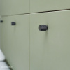Knop Helix - 20mm - Mat Sort