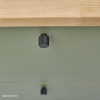 Knop Helix - 20mm - Mat Sort