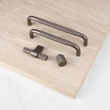 Knop Helix - 20mm - Mørk Bronze