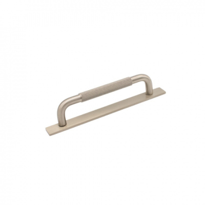 Greb Helix/Bagplade - 128mm - Rustfrit Stål Finish i gruppen Greb / Farve/Materiale / Rustfrit hos Beslag Online (309082-11)
