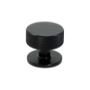 Knop Crest - 32mm - Mat Sort