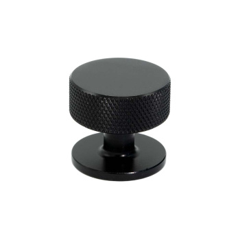 Knop Crest - 32mm - Mat Sort