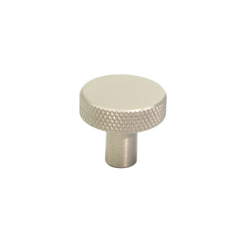 Knop Flat - 26mm - Rustfrit Stål Finish