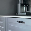 Knop T Helix Stripe - Mat Sort