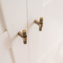 Knop T Helix Stripe - Antik Bronze
