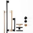 Knop Point - Ø40mm - Børstet Sort