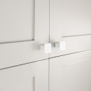 Knop Prism - 32x32mm - Mat Sort