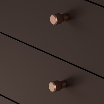 Knop Brooklyn Ø20mm - Børstet Bronze