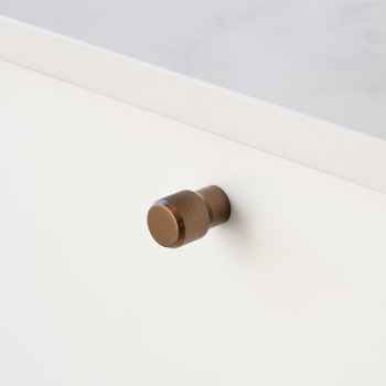 Knop Brooklyn Ø20mm - Børstet Bronze