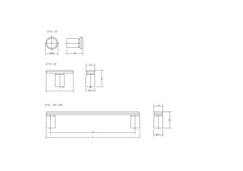 Greb Fase cc160mm - Børstet Bronze