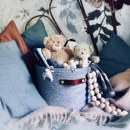 Greb Loop - 128mm - Sort Læder/Krom