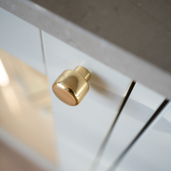 Knop Esther - Poleret Messing