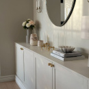 Knop Esther - Poleret Messing