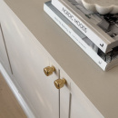 Knop Esther - Poleret Messing