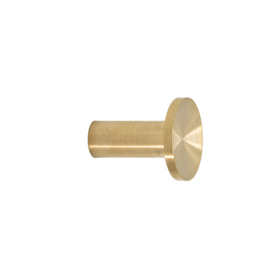 Knage Sture - 18mm - Børstet Ubehandlet Messing i gruppen Knager / Farve/Materiale / Messing hos Beslag Online (339375-21)