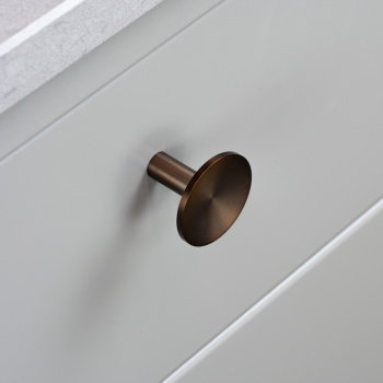 Knop Sture - 28mm - Brunet Messing