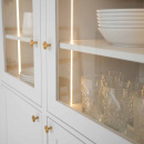 Knop Sture - 28mm - Børstet Ubehandlet Messing