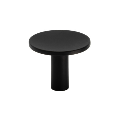 Knop Sture - 28mm - Mat Sort i gruppen Knopper / Farve/Materiale / Sort hos Beslag Online (339383-11)