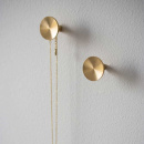 Knage Sture - 28mm - Børstet Ubehandlet Messing