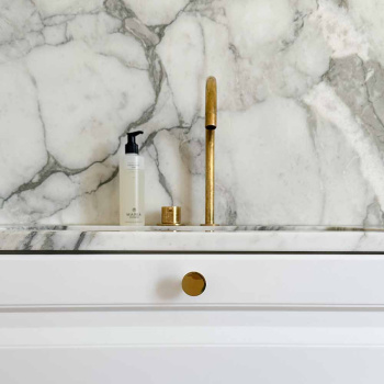 Knop Dalby - Poleret Ubehandlet Messing