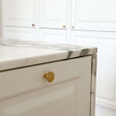 Knop Dalby - Poleret Ubehandlet Messing