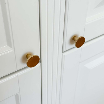 Knop Dalby - Poleret Ubehandlet Messing