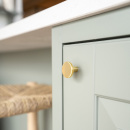 Knop Dalby - Poleret Messing