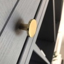 Knop Dalby - Poleret Messing