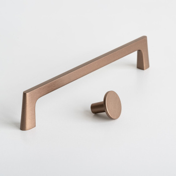 Knop Lund - 25mm - Børstet Bronze