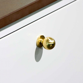 Knop Solliden - Poleret Messing