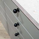 Knop Solliden - Mat Sort