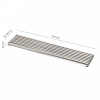 Ventilationsgitter - 1198x125 - Rustfrit Stål