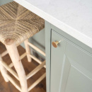 Knop Como - Poleret Messing