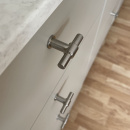 Knop T-type - Rustfrit Stål Finish