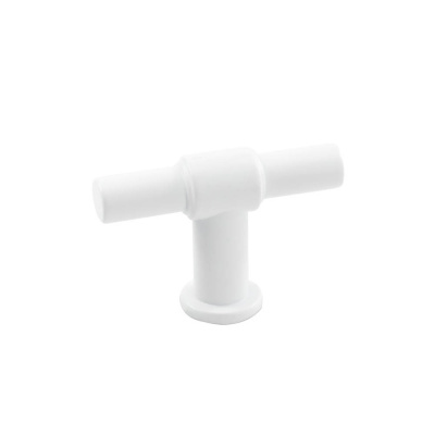 Knop T-type - Mat Hvid i gruppen Knopper / Vis alle knopper / T-Knopper hos Beslag Online (343292-11)
