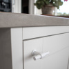 Knop T-type - Mat Hvid