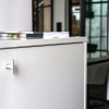 Knop T-type - Mat Hvid