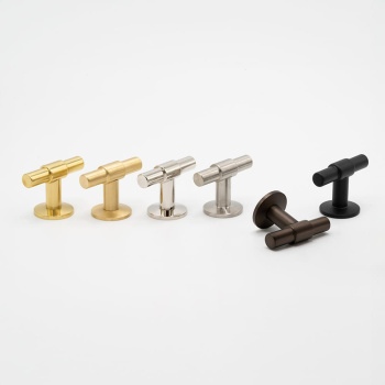 Knop T Uniform - Brunet Messing