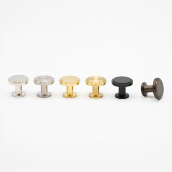 Knop Uno - Brunet Messing