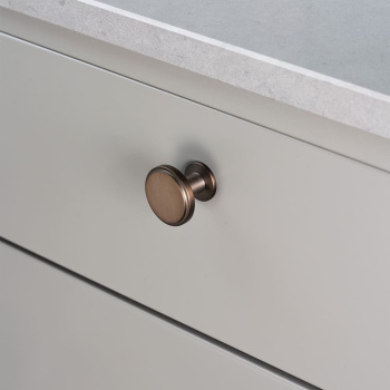 Knop Uno - Brunet Messing