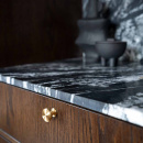 Knop Uno - Børstet Ubehandlet Messing