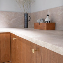 Knop Spira - Poleret Messing