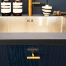 Knop T Spira - Poleret Messing