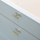 Knop T Spira - Poleret Messing