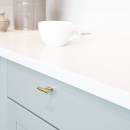 Knop T Spira - Poleret Messing