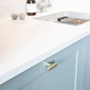 Knop T Ethel - Børstet Messing