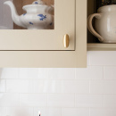 Knop T Oliver - Børstet Messing