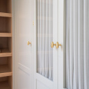 Knop T Oliver - Børstet Messing